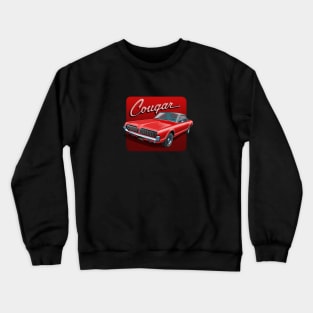 1967 Mercury Cougar cardinal red Crewneck Sweatshirt